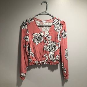 Pink Floral Top